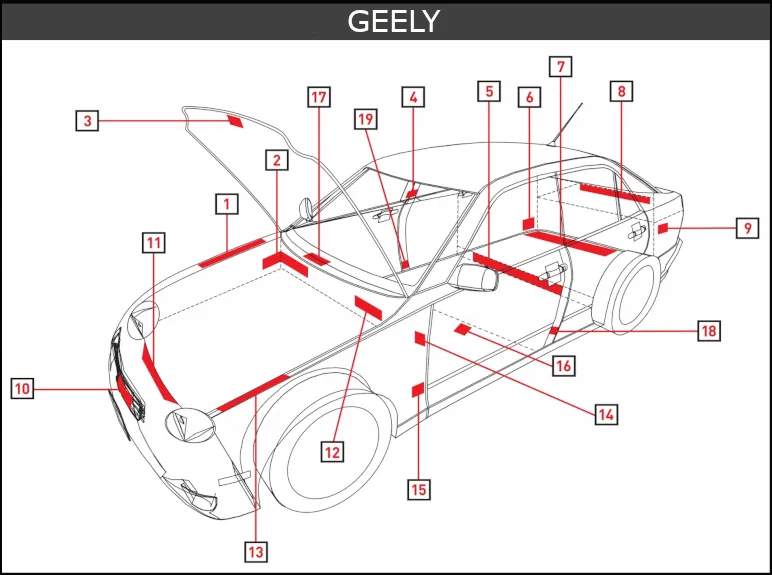 vin код Geely