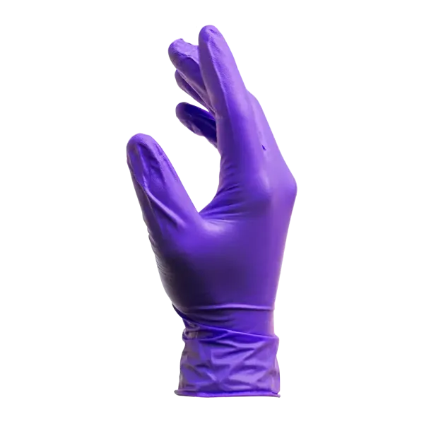 Рукавички нітрилові Finixa Nitrile Disposable Gloves (L) Фіолетові