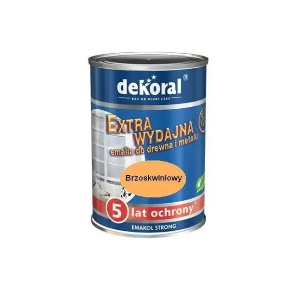 Емаль для металу та дерева Dekoral Emakol Strong горіховий середнiй 0.9л