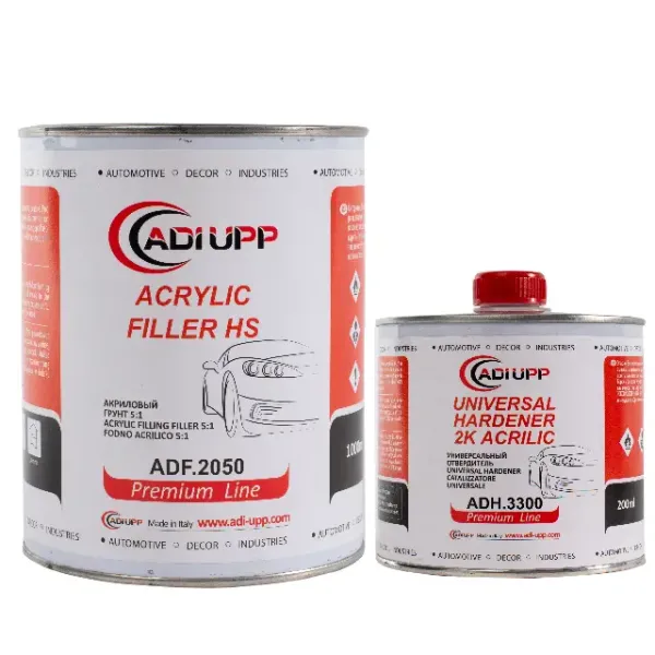 ADI UPP Автомобільний Грунт Сірий 2K 5+1 ACRYLIC FILLER HS (комплект 1л + 0,2л) Затверджувач