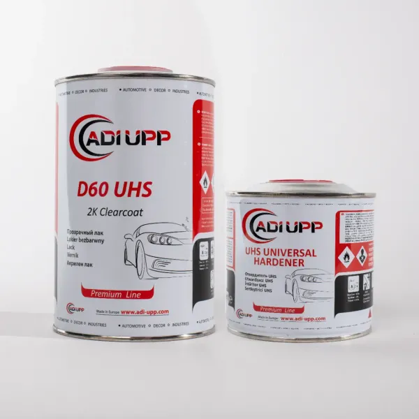 ADI UPP Автомобільний Лак D60 UHS (комплект 0,9л + 0,45л) Затверджувач D60 UHS / Made in Italy