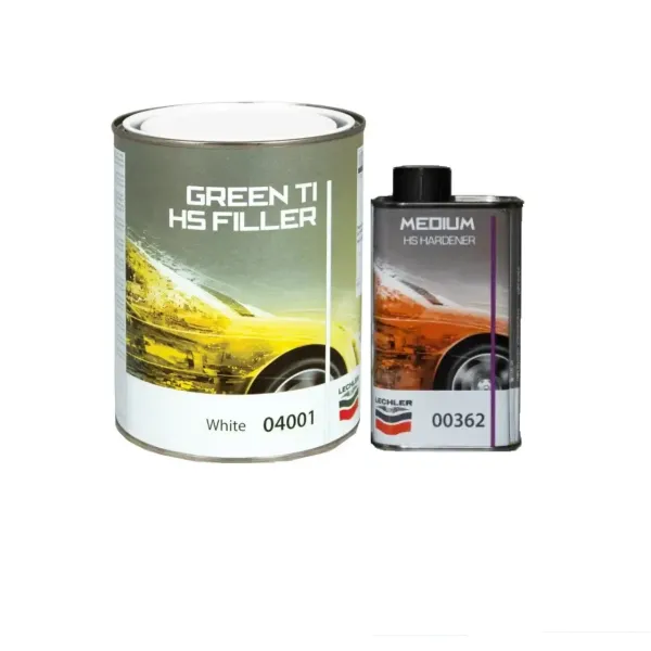 Поліакриловий грунт-наповнювач Lechler Green Ti HS Filler білий / Затверджувач стандартний Lechler Medium HS Hardener