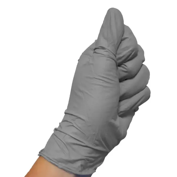 Рукавички нітрилові Colad Disposable Nitrile Gloves (L) Сірі