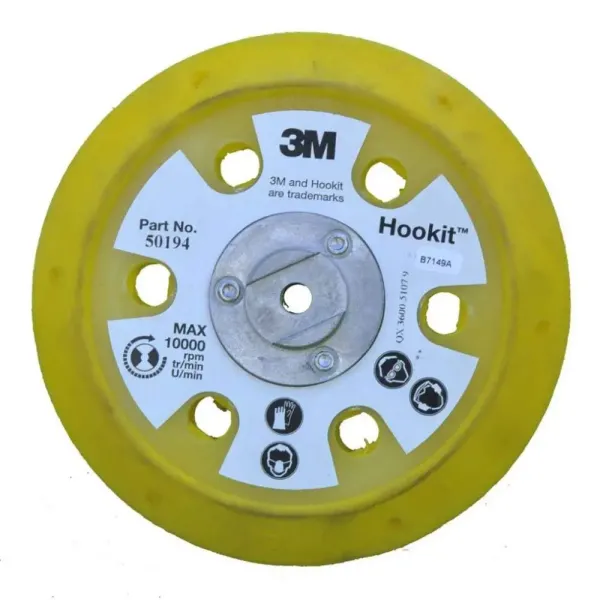 Оправлення для абразивного диска 3М Hookit 50194 (LD601A, M8, 150мм, 7отв)