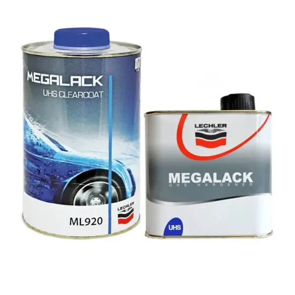 Лак акриловий Lechler Megalack UHS Сlearcoat ML920 / Затверджувач Lechler Megalack UHS Hardener