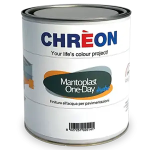 Емаль для підлоги Chreon Mantoplast Hydro One Day Bianco Satinato