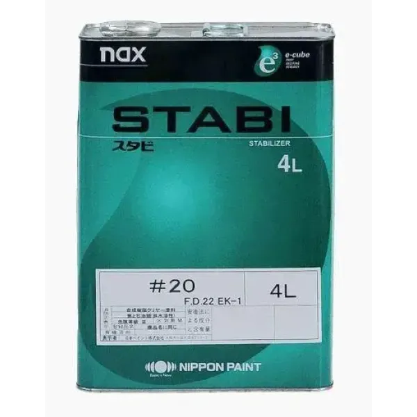 NIPPON PAINT Розріджувач-стабілізатор NAX STABI #20 4 л / 3,53 кг Виробництва Японії