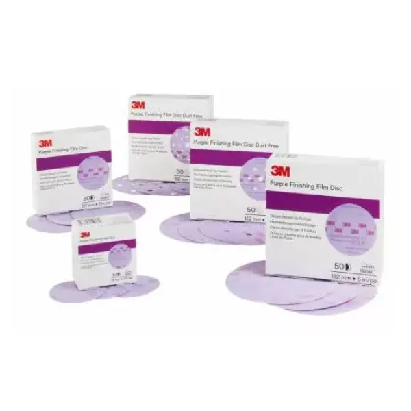 Надтонкий полірувальний абразивний диск 3M Hookit 260L Purple (P800, ø150мм, 50шт)