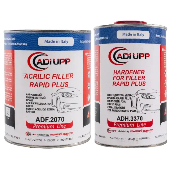 ADI UPP Автомобільний вирівнюючий Грунт 2К ACRILIC FILLER RAPID PLUS (комплект 1л+1л) HARDENER