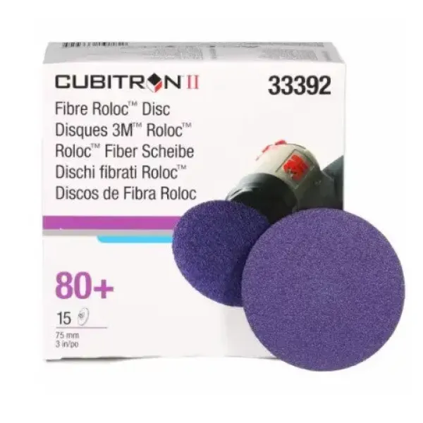 Фібровий диск з кріпленням Roloc 3M 786С Cubitron II (P80+, 75мм)