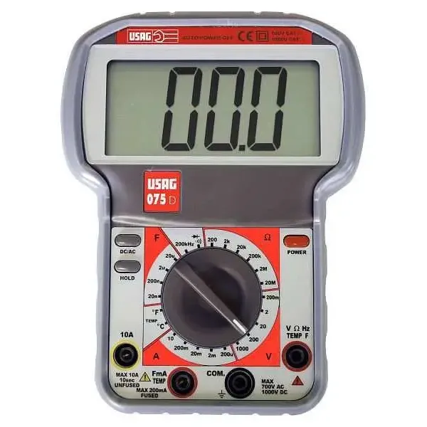 Тестер-мультиметр електричний USAG 075D